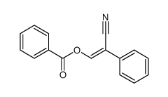 3-benzoyloxy-2-phenyl-acrylonitrile结构式