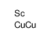 copper,scandium Structure
