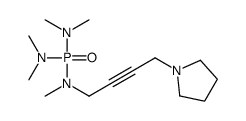 N-[bis(dimethylamino)phosphoryl]-N-methyl-4-pyrrolidin-1-ylbut-2-yn-1-amine Structure
