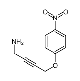 4-(4-nitrophenoxy)but-2-yn-1-amine结构式