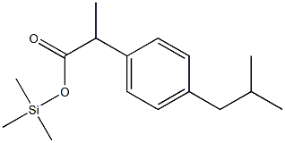 α-Methyl-4-(2-methylpropyl)benzeneacetic acid trimethylsilyl ester picture