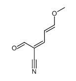 (2Z,4E)-2-formyl-5-methoxypenta-2,4-dienenitrile结构式