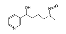 4-(甲基亚硝胺)-1-(3-吡啶基)-1-丁醇结构式