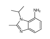 (9ci)-2-甲基-1-(1-甲基乙基)-1H-苯并咪唑-7-胺结构式