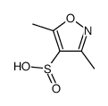 4-Isoxazolesulfinicacid,3,5-dimethyl-(9CI)结构式