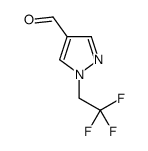 1-(2,2,2-Trifluoroethyl)-1H-pyrazole-4-carbaldehyde结构式