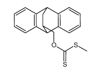 O-((dibenzobicyclo(2.2.2)octadien-7-yl)-methyl) S-methyl xanthate结构式