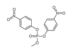 methyl bis(4-nitrophenyl) phosphate Structure