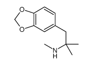 1-(1,3-benzodioxol-5-yl)-N,2-dimethylpropan-2-amine结构式