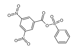 3,5-dinitrobenzoic benzenesulphonic mixed anhydride Structure