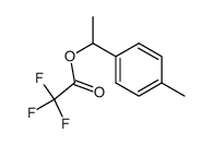 1-(4-methylphenyl)ethyl trifluoroacetate Structure