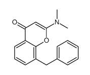 8-benzyl-2-(dimethylamino)chromen-4-one Structure
