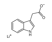 lithium 1H-indole-3-acetate结构式