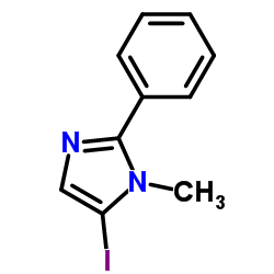 5-Iodo-1-methyl-2-phenyl-1H-imidazole Structure