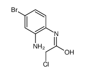 N-(2-氨基-4-溴苯基)-2-氯乙酰胺结构式