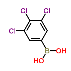 3,4,5-三氯苯硼酸结构式