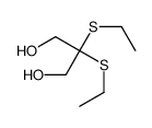 2,2-bis(ethylsulfanyl)propane-1,3-diol结构式