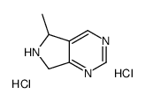 5-methyl-6,7-dihydro-5H-pyrrolo[3,4-d]pyrimidine,dihydrochloride Structure