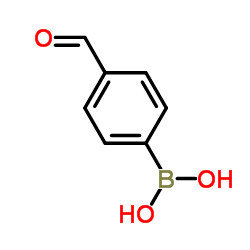 4-Formylphenylboronic acid Structure