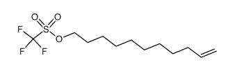 undec-10-enyl trifluoromethanesulfonate Structure