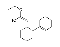 ethyl N-[2-(cyclohexen-1-yl)cyclohexyl]carbamate结构式