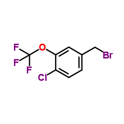 4-(Bromomethyl)-1-chloro-2-(trifluoromethoxy)benzene Structure