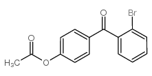 4-ACETOXY-2'-BROMOBENZOPHENONE Structure