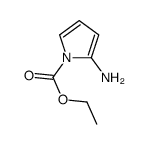 2-氨基-1H-吡咯-1-羧酸乙酯结构式