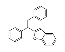 2-[(E)-1,2-diphenylethenyl]-1-benzofuran Structure