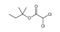 2-methylbutan-2-yl 2,2-dichloroacetate结构式