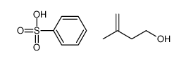 benzenesulfonic acid,3-methylbut-3-en-1-ol结构式