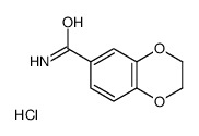2,3-二氢苯并[b][1,4]二噁英-6-羧酰胺盐酸盐结构式