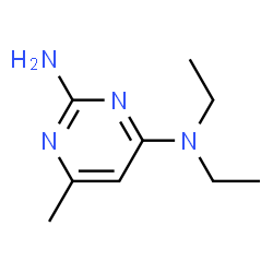 N4,N4-diethyl-6-methyl-pyrimidine-2,4-diamine结构式