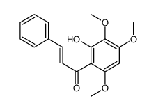 2'-Hydroxy-3',4',6'-trimethoxychalcone结构式