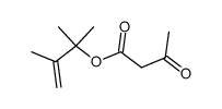 acetoacetic acid-(1,1,2-trimethyl-allyl ester)结构式