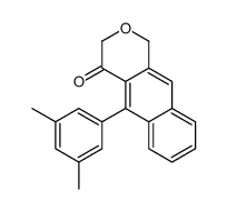 5-(3,5-dimethylphenyl)-1H-benzo[g]isochromen-4-one结构式