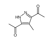 Ethanone, 1,1'-(4-methyl-1H-pyrazole-3,5-diyl)bis Structure