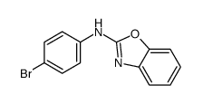 N-(4-溴苯基)苯并[d]噁唑-2-胺结构式