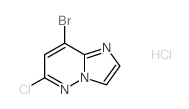 8-BROMO-6-CHLOROIMIDAZO[1,2-B]PYRIDAZINE HYDROCHLORIDE structure