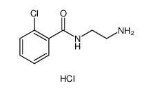Benzamide, N-(2-aminoethyl)-2-chloro-, hydrochloride结构式