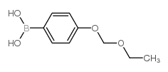(4-(乙氧基甲氧基)苯基)硼酸结构式