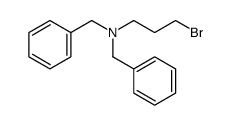 N,N-dibenzyl-3-bromopropan-1-amine结构式