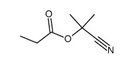 2-methyl-2-propanoylpropanenitrile Structure