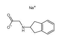 sodium (indan-2-yl)glycinate结构式