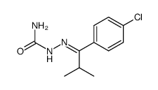 1-(4-chloro-phenyl)-2-methyl-propan-1-one semicarbazone结构式
