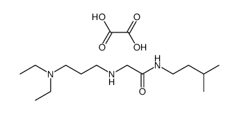 2-(3-Diethylamino-propylamino)-N-(3-methyl-butyl)-acetamide; compound with oxalic acid Structure