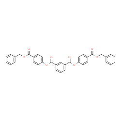 Isophthalic acid bis(4-benzyloxycarbonylphenyl) ester Structure
