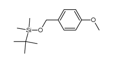 4-MeOPhCH2OSi(Me)2t-Bu结构式