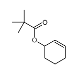 cyclohex-2-en-1-yl 2,2-dimethylpropanoate结构式