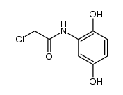 chloro-acetic acid-(2,5-dihydroxy-anilide)结构式